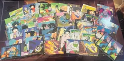Dragon Ball Z Collectible Card Lot Vintage Rare Goku Vegita Trunks Lot 2 - Image 1