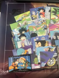 Dragon Ball Z Collectible Card Lot Vintage Rare Goku Vegita Trunks Lot 2 - Image 2