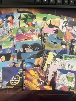 Dragon Ball Z Collectible Card Lot Vintage Rare Goku Vegita Trunks Lot 2 - Image 3
