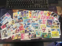 Dragon Ball Z Collectible Card Lot Vintage Rare Goku Vegita Trunks - Image 1