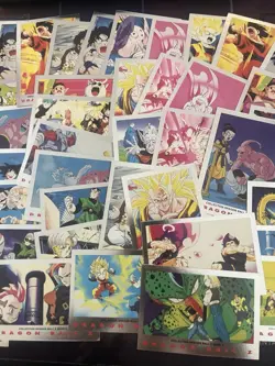Dragon Ball Z Collectible Card Lot Vintage Rare Goku Vegita Trunks - Image 4