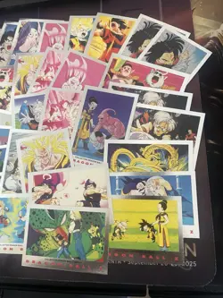 Dragon Ball Z Collectible Card Lot Vintage Rare Goku Vegita Trunks - Image 5