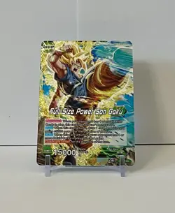 Dragon Ball Super Card Game Son Goku Full-Size Power P-072 Foil Promo - Image 1
