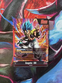 Gogeta:BR FB09-001 Alt Art Leader L* FB09 Dual Evolution Dragon Ball Super Cards - Image 2