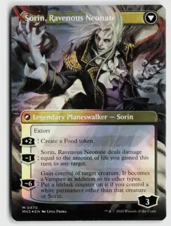 Sorin of House Markov (Borderless) (Textured Foil) #470 NM Modern Horizons 3 - Image 2