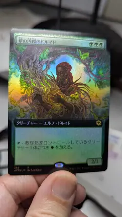 1x Circle of Dreams Druid FOIL Extended Art JAPANESE NM MTG Witherbloom EDH x1 - Image 1
