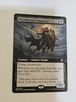 Bloodthirsty Conqueror (Extended Art) Foundations Regular - Image 2