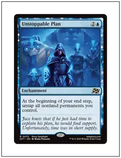 1x Unstoppable Plan, Aetherdrift, Magic the Gathering MTG NM - Image 1