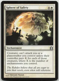 Sphere of Safety Uncommon Return to Ravnica NM/LP MTG - Image 1