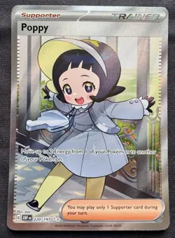 Poppy 220/197 - Pokemon Obsidian Flames Full Art Ultra Rare - Image 1