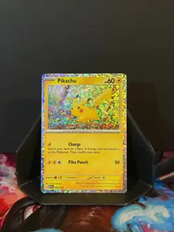 Pikachu 002/015 McDonald's Promos 2024 (M24) Holo NM Pokemon - Image 1