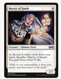MTG Martyr of Sands - Ultimate Masters UMA 2018 NM White Human Cleric - Image 1
