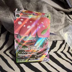Venusaur VMAX SWSH102 Full Art Promo Holo Pokemon TCG Sword & Shield Card - Image 1