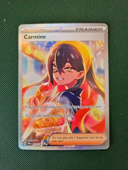 Pokemon Carmine 217/167 - Twilight Masquerade - SIR - NM/M - Image 1