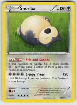 Snorlax 58/83 Rare Generations Pokemon Lightly Played - Image 1