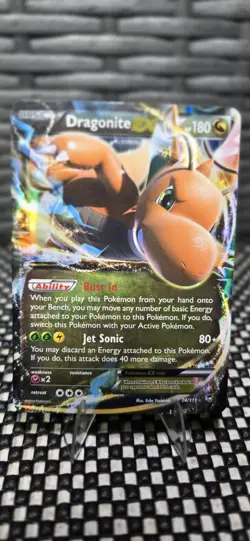 Pokemon TCG Cards Dragonite EX 74/111 Furious Fists Ultra Rare Holo - Image 3