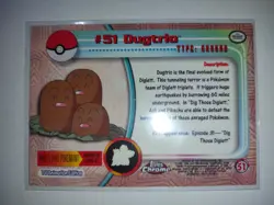 Topps Chrome Pokemon Dugtrio #51 NM/M (A) - Image 2