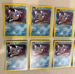 2000 POKEMON TEAM ROCKET DARK GYARADOS 8/82 PRERELEASE PROMO LOT OF 10 CARDS C - Image 3