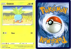 Oddish 001/196 Common Lost Origin Pokemon Near Mint (MisCut) - Image 1