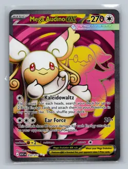 Mega Audino ex 253/217 Ultra Rare Ascended Heroes Pokemon NM - Image 1