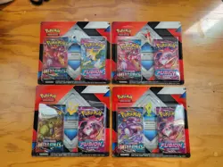 Pokemon Fusion Strike/battle Styles Double Blister Pack 4 Pin Set - Image 1