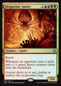 Dragonlair Spider - Light Play MTG Conspiracy: Take the Crown - Image 1