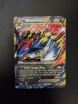 Pokemon TCG XY171 Black Star Promo Mega Salamence EX - Image 1