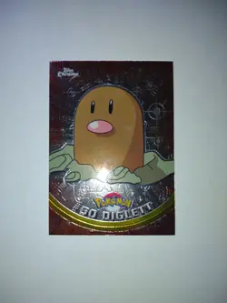 Topps Chrome Pokemon Diglett #50 NM/M (A) - Image 1