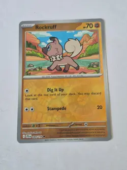 Rockruff 084/159 Common Journey Together Pokemon Reverse Holo Near Mint - Image 1
