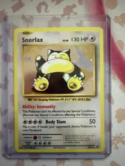 Pokemon TCG Snorlax XY179 Ultra Rare Holo Black Star Promo - Image 1