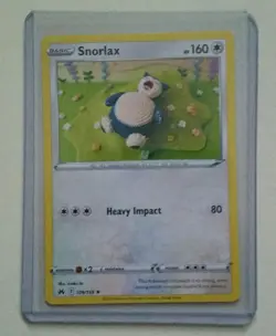 Pokemon TCG Crown Zenith: Snorlax (109/159) - Rare - Near Mint - Image 1