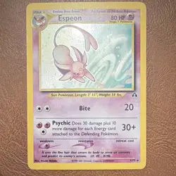 Pokemon Espeon Neo Discovery Holo Rare 1/75 80 HP English Unlimited - Image 1