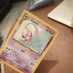 Pokemon Espeon Neo Discovery Holo Rare 1/75 80 HP English Unlimited - Image 3