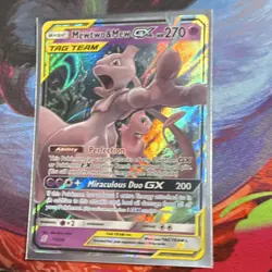 The Pokemon Company Mewtwo & Mew GX Sm-Unified Minds 71/236 Ultra Rare Holo Eng… - Image 1