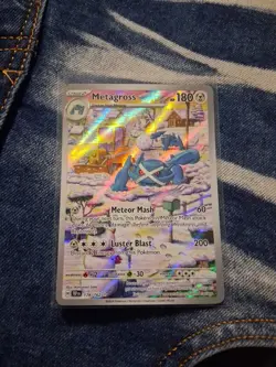 Pokemon Metagross SV05 Temporal Forces Illustration Rare Holo 178/162 180 HP - Image 1
