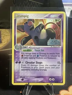Grumpig 20/100 EX Crystal Guardians Rare Pokemon TCG - Image 1