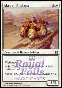 Akroan Phalanx 4x FOIL BNG MTG Born of the Gods Uncommon MINT white - Image 1
