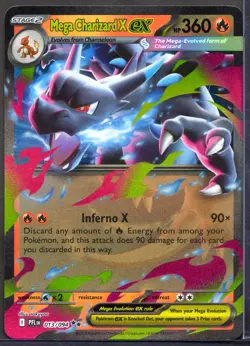 Mega Charizard X ex 013/094 (NM) - Phantasmal Flames - Double Rare - Image 1