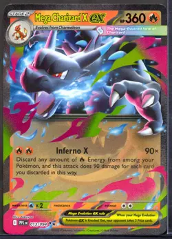Mega Charizard X ex 013/094 (NM) - Phantasmal Flames - Double Rare - Image 1