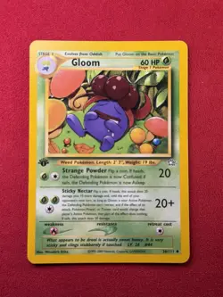 Pokemon TCG Gloom Neo Genesis 36/111 1st Edition Uncommon WOTC Vintage NM - Image 1