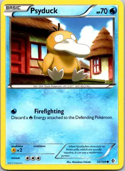 Psyduck 33/149 Boundaries Crossed Pokemon TCG Common LP - Image 1