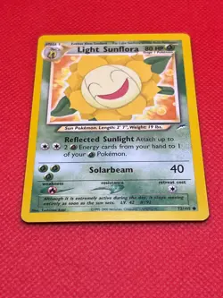 Pokemon Tcg Light Sunflora 72/105 Neo Destiny Non Holo - Image 2