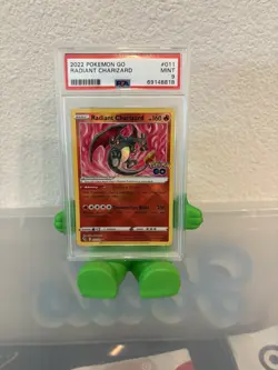 2022 Pokemon Go Radiant Charizard Rare Holo #011 PSA 9 Mint - Image 1
