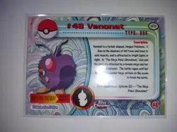 Topps Chrome Pokemon Venonat #48 NM/M (A) - Image 2