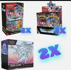Chaos Rising Pokemon Center ETB x2 + Booster Box + Booster Bundle x2 Presale - Image 1