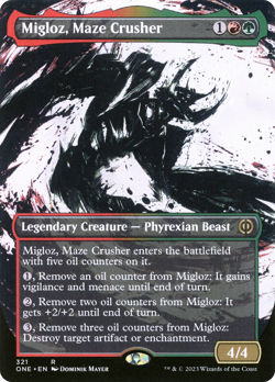 Migloz, Maze Crusher (REGULAR) x1 - MTG Phyrexia: All Will Be One ONE #321 - Image 1