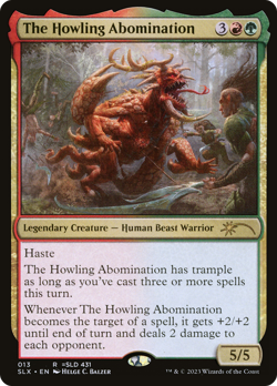 The Howling Abomination (REGULAR) x1 - MTG Universes Within SLX #13 - Image 1