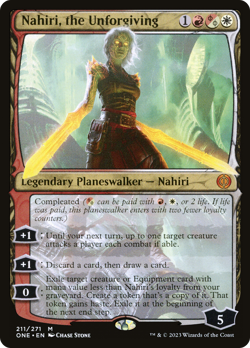 Nahiri, the Unforgiving (REGULAR) x1 - MTG Phyrexia: All Will Be One ONE #211 - Image 1