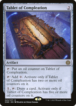 Tablet of Compleation (REGULAR) x1 - MTG Phyrexia: All Will Be One ONE #245 - Image 1
