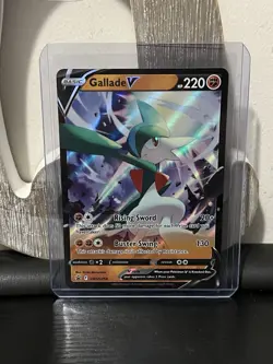 Pokemon Gallade V (SWSH258/322) SWSH Black Star Promos NM HOLO TCG Single - Image 1